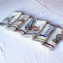 Set Of Six 'Adonis' Linen Napkins, thumbnail 2 of 12