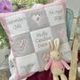 Pink And Grey Ditsy Memory Cushion, thumbnail 3 of 7