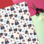 X Files Wrapping Paper – Mulder And Scully 90s Gift Wrap For Sci Fi Fans, thumbnail 1 of 9