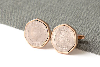 2005 21st Birthday Twenty Pence Coin Cufflinks, 3 of 5