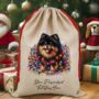 Personalised Pomeranian In Christmas Lights, thumbnail 10 of 10