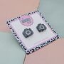 Camera Glitter Resin Studs, thumbnail 2 of 4