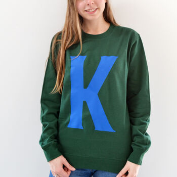Personalised Initial Alphabet Sweatshirt, 3 of 5