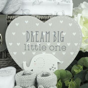 Dream Big Little One New Baby Gift Hamper, 3 of 7