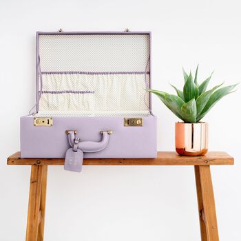 Personalised Wedding Memory Suitcase Keepsake Box, 7 of 12