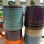 Set Of Four Reactive Glaze Brûlée Mugs In Assorted Alternative Glazes, thumbnail 3 of 11