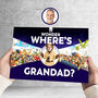 Personalised Grandad Photo Gift Book ‘Wonder Where’s Grandad?’, thumbnail 1 of 9