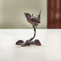Miniature Bronze Wren Sculpture 8th Anniversary Gift, thumbnail 1 of 12