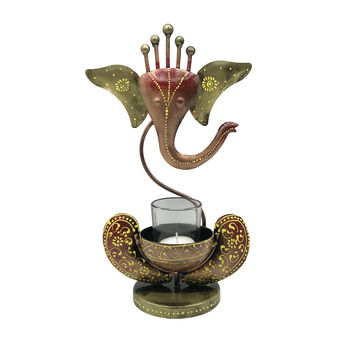Ganesha Tea Light Holder, 3 of 4