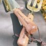 Personalised Gold And Beechwood Garden Tools, thumbnail 4 of 4