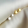 Sterling Silver Tiny Simple Star Stud Earrings, thumbnail 1 of 4