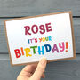 Personalised Birthday Card, thumbnail 2 of 4