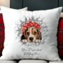 Personalised Christmas Beagle Break Through, thumbnail 5 of 10
