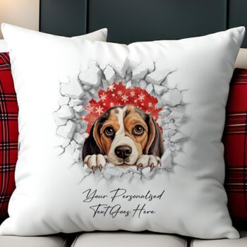 Personalised Christmas Beagle Break Through, 5 of 10