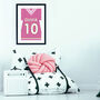 Personalised Name And Number Football Print, thumbnail 5 of 5