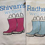 Personalised Welly Boot Bag, thumbnail 9 of 9