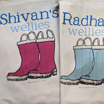 Personalised Welly Boot Bag, 9 of 9