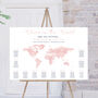 World Map Destination Wedding Table Plan, thumbnail 4 of 7