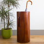 Personalised Leather Umbrella Stand Two Colours, thumbnail 5 of 11