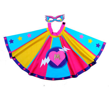 Personalised Heart Girl Power Cape, 5 of 7