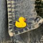 Rubber Duck Enamel Pin Badge, thumbnail 1 of 3