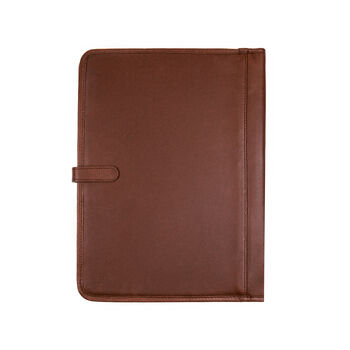 Personalised A4 Leather Document Holder In Brown, 6 of 8