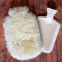 Sheepskin Water Bottle Cover Natural Medical Leather, thumbnail 3 of 5