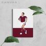 Paolo Di Canio West Ham Football Canvas, thumbnail 1 of 2