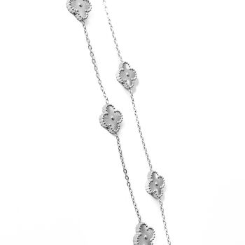 Clover Necklace Silver, 3 of 3