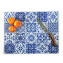 'Mixed Tiles' Worktop Protector Blue And White, thumbnail 12 of 12