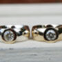 Recycled Gold 1ct Moissanite Ring, thumbnail 4 of 4