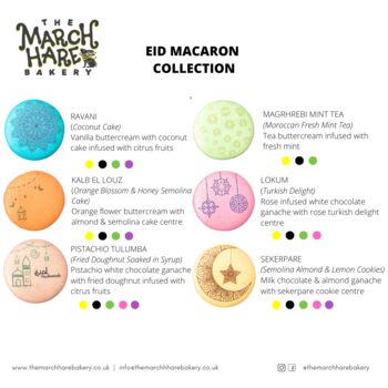 Eid Mubarak Macaron Selection Box, 6 of 9