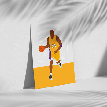 Kobe Bryant La Lakers Basketball Poster, 2 of 4