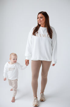 Mama's Boy/Girl Emb Sweatshirt With Optional Mama Sweat, 9 of 10