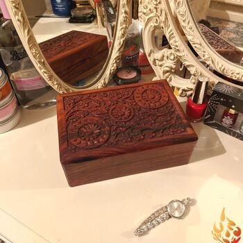 Floral Steampunk Wooden Box, 6 of 6