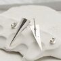 Sterling Silver Spike Studs, thumbnail 5 of 8