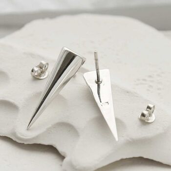 Sterling Silver Spike Studs, 5 of 8