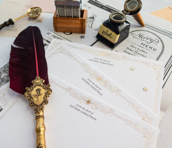 Father Christmas Writing Notecard, 2 of 3