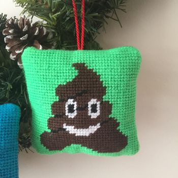 A Gift To Make You Smile! A Tapestry Cushion Kit Of Poo, 4 of 4