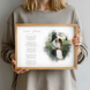 Personalised Wedding Vows Photo Poem Print, thumbnail 6 of 12