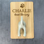 Personalised Dog Lead Hanger. Lead The Way, thumbnail 6 of 7