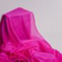 100% Mulberry Silk Scarf, Hot Pink, Bright Pink, thumbnail 5 of 5