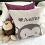 Personalised Knitted Monkey Cushion, thumbnail 2 of 9
