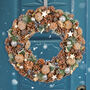 Extra Large Frosted Holly Winter Wreath, thumbnail 3 of 5