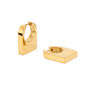 Mini Square Hoop Earrings, thumbnail 2 of 9