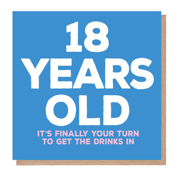 18 Years Old Birthday Card, 2 of 2