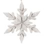 Large Handmade White Washed Snowflake, thumbnail 4 of 4
