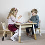 Child Wooden Table And Chair Set Fox And Bunny, thumbnail 2 of 2