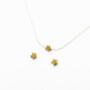 Gold Hematite 4mm Star Silver Or Gold Necklace, thumbnail 1 of 5