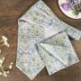 Liberty Blue Green Cravat And Pocket Square Set For Men And Boys, thumbnail 1 of 7